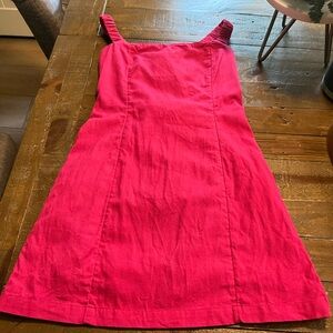 New worn one time. Free people Close to my heart pink mini dress. Size xs